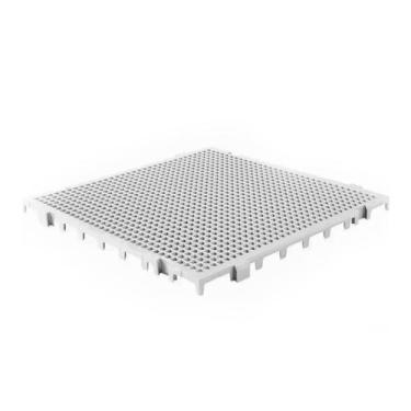 Imagem de Estrado Plástico Modular 50x50x2,5 - Branco - Spazio