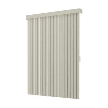 Imagem de Persiana Vertical Pvc Bando Larg 0,80X1,50 Alt Cinza - Crisdan Persian