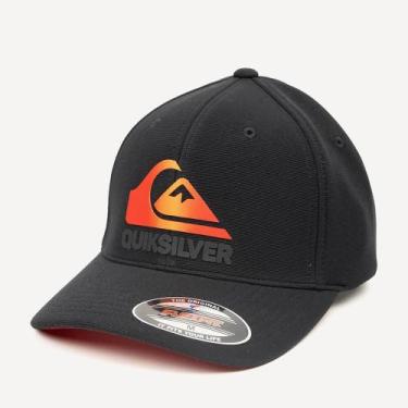 Imagem de Boné Quiksilver Aba Curva Soft Hologram SM26 Preto, Preto, M