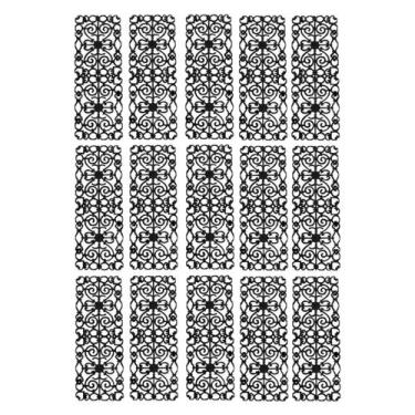 Imagem de Kit 15 Grades de Ferro Ramada Sacada Varanda Escada 95x36cm - Uniclaud