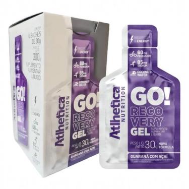 Imagem de Go! recovery gel (display com 10 saches de 30g) guarana com acai - Atl