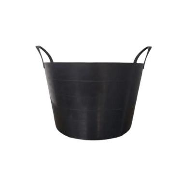 Imagem de Kit Com 5 Baldes Multiuso Flexível Alça 15l Cesto Organizador - Fersil