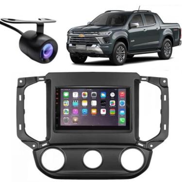 Imagem de Central Multimídia 2 Din Mp5 GM S10 Câmera Moldura Tela PT - First Opt