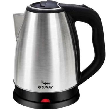 Imagem de Chaleira Elétrica Sumay SM-CH110PR Inox 1,8L 110V, 110V