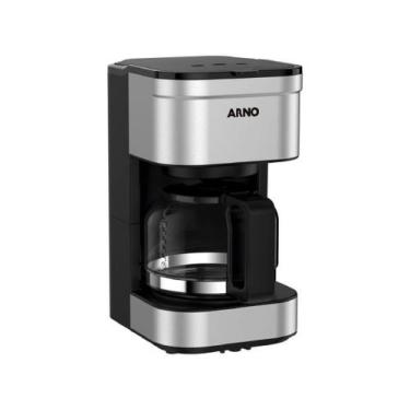 Imagem de Cafeteira Filtro Arno Preferita Inox 750ml - com Jarra de Vidro CFPF, 