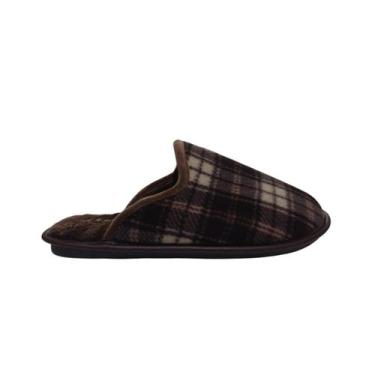 Imagem de Pantufa Leffa de Inverno Masculino 758 Xadez/Café, Havana, 44