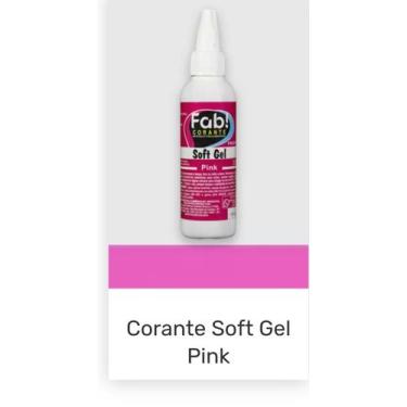 Imagem de Corante Soft Gel Pink - FAB , 25g