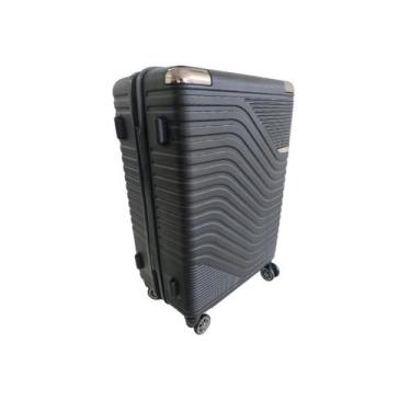 Imagem de Mala de viagem de bordo pequena 10kg anac rodas 360 - preto luxo - 33x