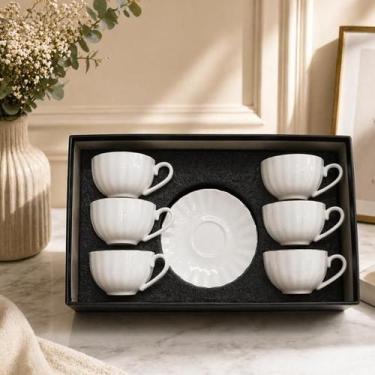 Imagem de Conjunto de Xicaras para Café 90ml - Imperial Filete Metálico - Thomps