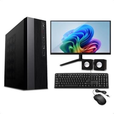 Imagem de Mini pc slim Desktop Intel Core I7 3770 16gb Ram Ssd 240gb+monitor 21"+teclado e mouse +caixa de som+wifi usb+Windows 11+ office 2024 +adptador BLuetooh