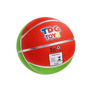 Imagem de Bola de Basquete Infantil 24cm Vinil Texturizada Esportivo - DDG