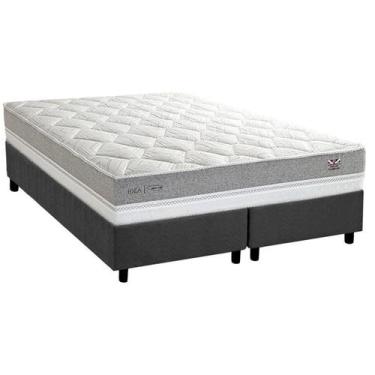 Imagem de Conjunto Box Queen: Colchão Molas Herval Ensacadas Maxspring C1672 + B