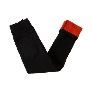 Imagem de Leggings De Inverno Para Meninas, Calças Grossas E Quentes De Lã, Calç