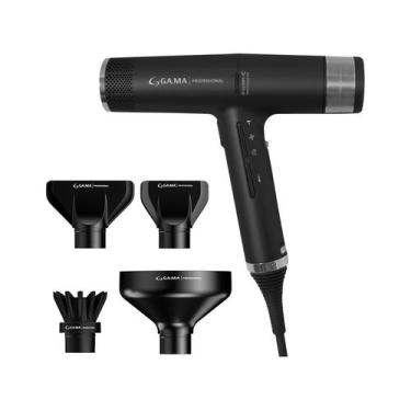 Imagem de GA.MA ITALY Secador de Cabelo Professional iQ3 Black, Preto, 110V
