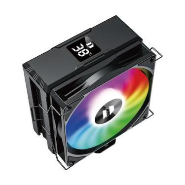 Imagem de Cooler De CPU Walrus Guard 120mm Com Display Digital, Radiador Com 4 H