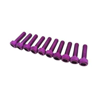 Imagem de Parafusos E Porcas Universais Coloridos De 6MM Para Motocicletas - Kit