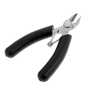 Imagem de Prettyia Cortadores diagonais de aço inoxidável com cabo revestido de plástico, ferramentas de encordoamento de raquete de tênis