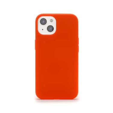 Imagem de Customic Capinha Case Capa para Celular iPhone 13 (6.1”), Soft Touch Anti Impacto Proteção Militar 1.2 metros contra quedas, Laranja