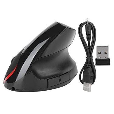 Imagem de Mouse óptico ergonômico vertical sem fio para laptop, desktop, PC