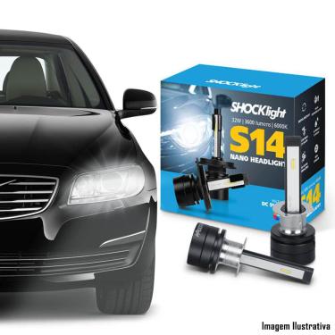 Imagem de Kit Super LED NANO 6000K H1 S14 Shock Light 3600 Lumens