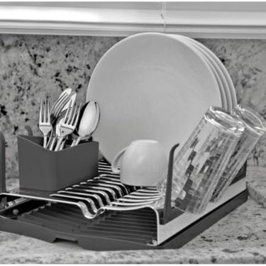 Imagem de Escorredor Com Bandeja P/ Louças Aço Inox Plurale Tramontina