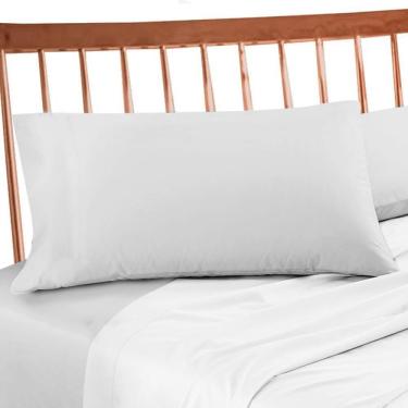 Imagem de Fronha Avulsa 200 Fios Lisa Premium Cinza