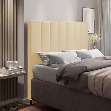 Imagem de Cabeceira Cama Box King 195cmino Bege