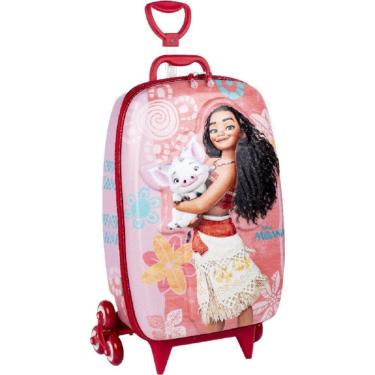 Imagem de Mochila Infantil Princesa Moana Disney Rodinha Tripla Maxtoy