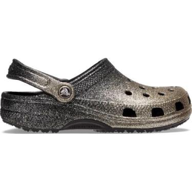 Imagem de Sandália Crocs Classic Ombre Glitter Clog Black/Gold