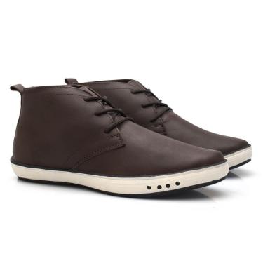 Imagem de Sapato Oxford Casual Masculino Liso Couro