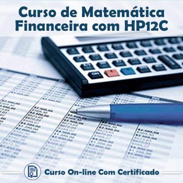 Imagem de Curso online em videoaula de Matemática Financeira com HP 12C na Prática com Certificado + 2 brindes