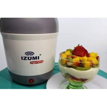 Imagem de Iogurteira Elétrica Cinza Izumi Bivolt 1 Litro Modelo Novo!