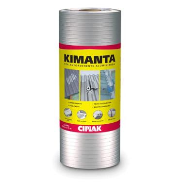 Imagem de CIPLAK KIMANTA COBERTURA - Fita autoadesiva - Fácil aplicação, Cor Alumínio, Rolo 50cmx10m