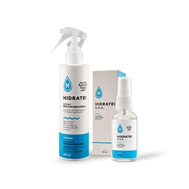 Imagem de Kit Hidratei Spray Leave-in 250ml + SOS Sérum 30ml: Cabelo Bonito É Cabelo Hidratado