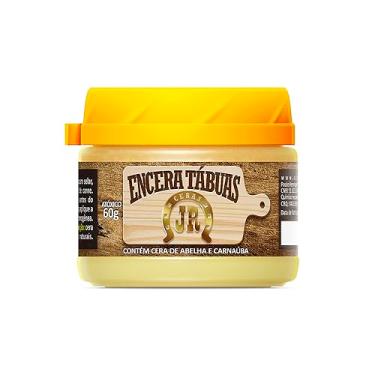 Imagem de Encera Tábuas JR - 60g - Cera de Abelha e Carnaúba para Selar Tábuas de Corte