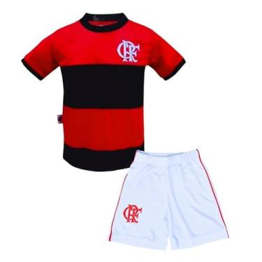 Imagem de Uniforme Infantil Flamengo Listrado Oficial