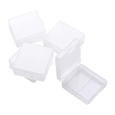 Imagem de Bettomshin 2 x caixa de armazenamento de bateria 9V caixa organizadora transparente 5 peças