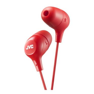 Imagem de JVC Fones de ouvido de espuma viscoelástica Marshmallow vermelho (HAFX38R)