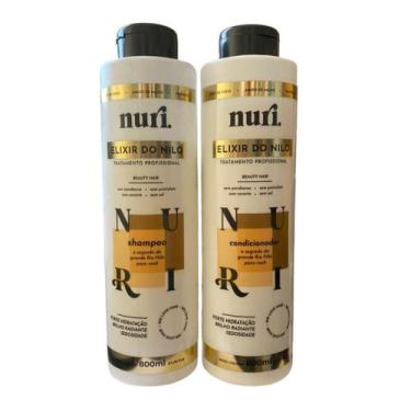 Imagem de Shampoo E Condicionador Nuri Elixir Do Nilo 800 Ml Cada