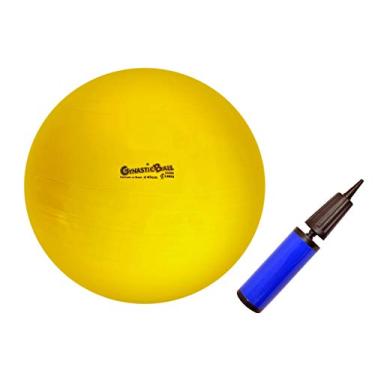 Imagem de Bola Para Pilates E Exercícios Físicos Diâmetro 45 Cm - Amarela, Carci