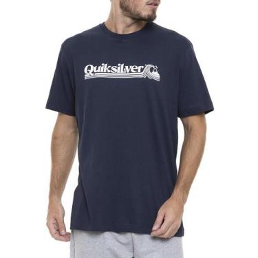 Imagem de Camiseta Quiksilver All Lined Up Sm23 Masculina Azul Marinho