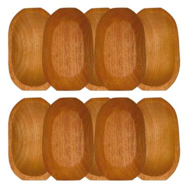 Imagem de Kit 10 Gamela/Caiacão 27CM travessa de madeira maciça