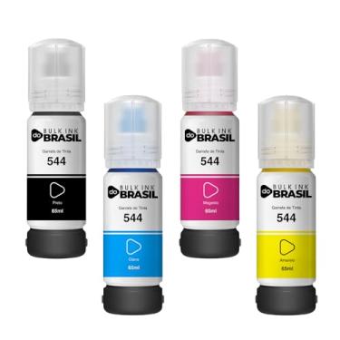 Imagem de Kit 04 Tintas Para Epson L3110 L3150 L3210 L3250 T544 BK C Y M