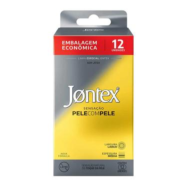 Imagem de Jontex Preservativo Pele Com Pele 12 Unidades
