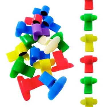 Imagem de 50 Apito Infantil Mini Brinquedo Infantil Kit Festa Lembrancinha Sacolinha Surpresa Aniversário Crianças