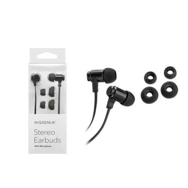 Imagem de Fone de Ouvido Insignia Stereo Earbuds - NS-CAAHEB02-BK