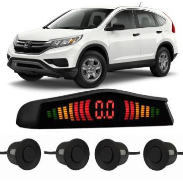 Imagem de Sensor De Ré Estacionamento 22mm Universal Honda CRV - Tech One, Preto