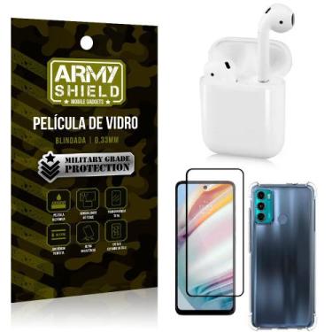 Imagem de Fone Bluetooth LY-122 Moto G60 + Capinha Anti Impacto + Película 3D - 