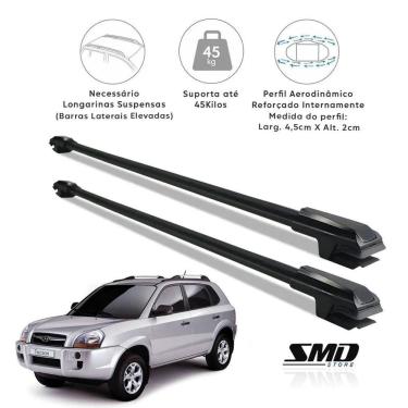 Imagem de Rack Travessa Teto Hyundai Tucson 2004 A 2017 Preto Preto
