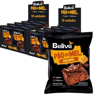 Imagem de Kit Com 20Und Pao De Mel Belive Sem Gluten 45G